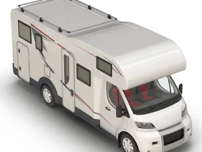 Motorhome Generic Rigged 3D model
