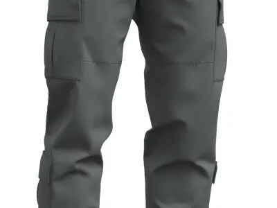 Military Tactical Combat Pants - Marvelous Designer 3D model purchase