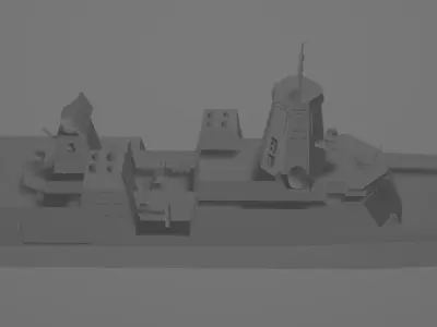 Cruiser Independence Class 3d printing 1-700 scale 3D print model