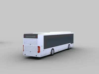 Low Poly Bus Low-poly 3D model buy