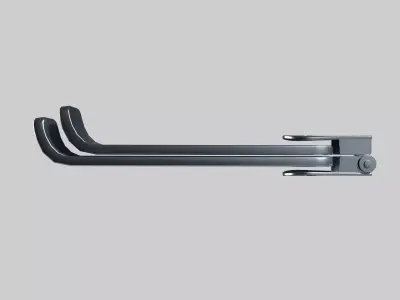 Atrial Retractor Short Right Low-poly 3D model