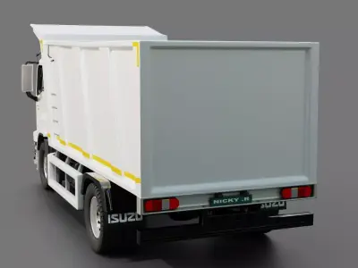 Isuzu Giga Tractor Tipper Truck 3D model