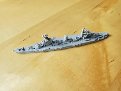 Soviet Gangut Class Battleship 3D print model