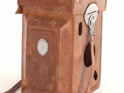 Phorocamera Rolleiflex 3D model