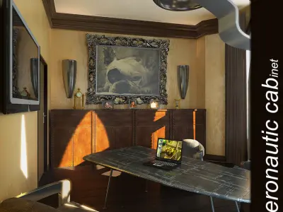 Aeronautic Cab Interior 3D model