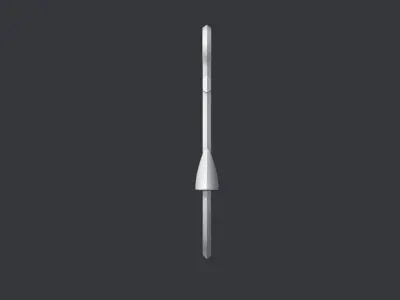 Sailing Anchor Low Poly 3D Model Low-poly 3D model