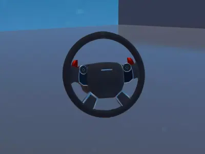 range rover steering wheel Free 3D model