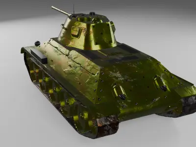 Tank T-34  3D model