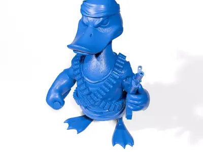 Rambo Duck 3D print model