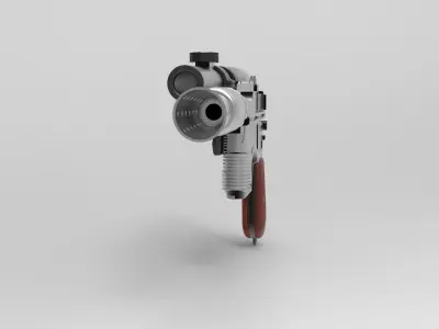 Han Solo Blaster DL-44 3D model
