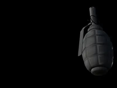 Grenade  Low-poly 3D model