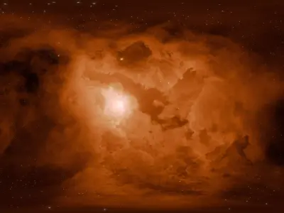 Pyreveil Nebula HDRI 16k seamless 3D model