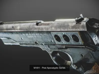 Weapon Collection - Post Apocalyptic Series  3D Model Pack