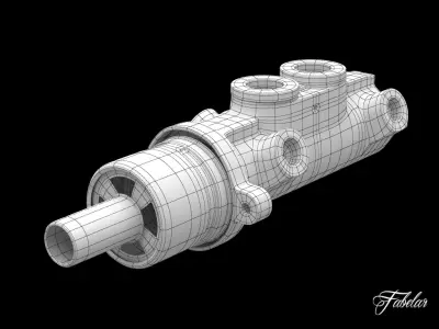 Brake master cylinder 3D model