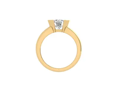 Single-Stone-Ring 3D print model buy