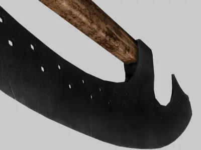 Russian polearm 3D model