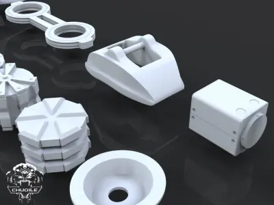 Hard Surface - Kitbash 3D model