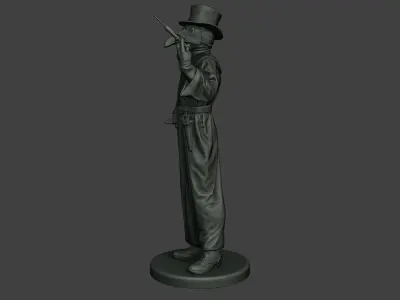 Hans Plague Doctor PDS008 3D print model