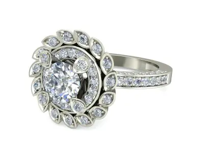 Wedding Ring  3D print model 105