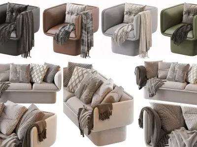 Missana BLOCK  Collection 5 part 3D Model Pack