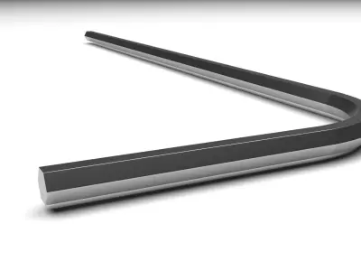 L Shaped Allen Wrench 3D model