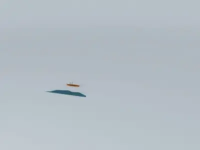 Trireme piece of paper Free 3D model