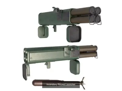 Rocket Launchers  3D Model Pack