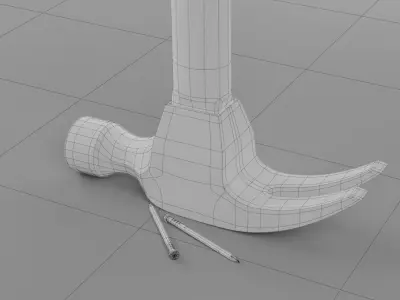 hammer2 hammer Low-poly 3D model
