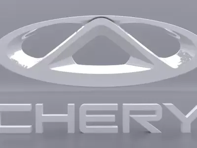 chery logo 3D model