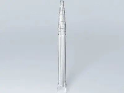Rocket Free 3D model buy