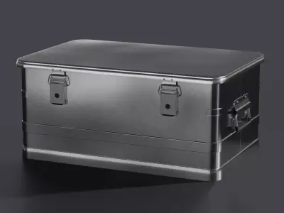 Aluminum Container 002 S 3D model