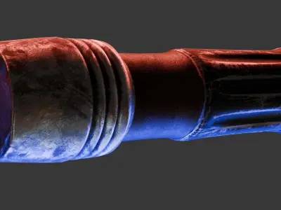 Light Saber Low-poly 3D model