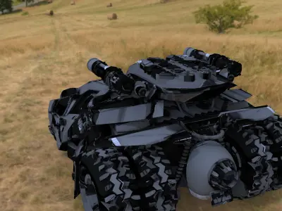 Batmans war car 3D model