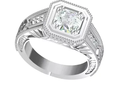 Wedding Ring  3D print model 236