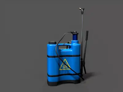 Paint Sprayer Low-poly 3D model