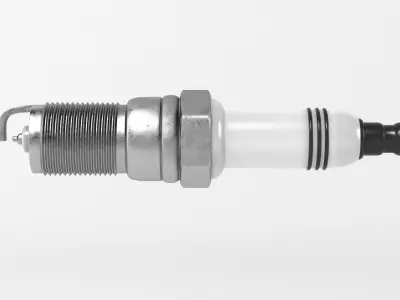 Spark Plug 3D model 2