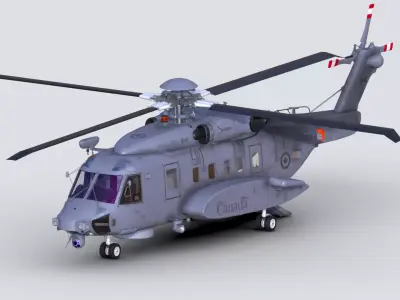 Sikorsky CH-148 Cyclone Extremely Detailed 3D model