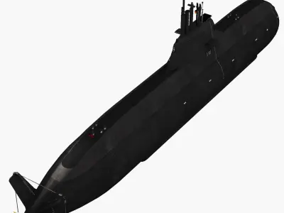 U-32 Type 212 Submarine 3D model