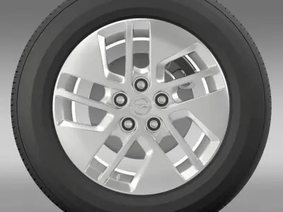 Opel Vivaro wheel 2015 3D model