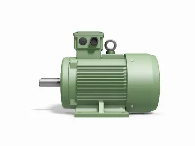160M B3 Top IEC electric motor - 3D CAD model 3D model