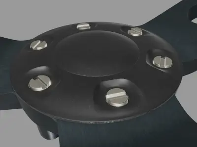 Car Steering Wheel Free 3D model