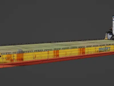 CY BIGLIFT Heavyload vessel Low-poly 3D model