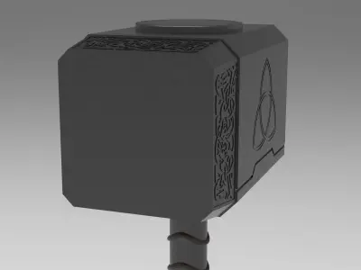 Thor hammer 3D model