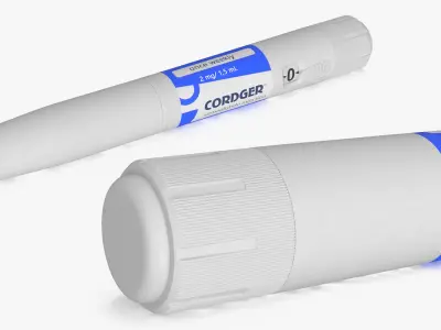 MedicalDevice Prefilled Injection Pen 3D model