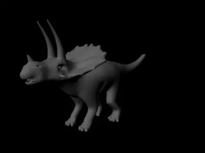 Triceratops 3D model purchase