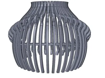 Parametric luminaire 3D model