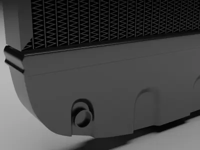 Car Radiator 3D model purchase