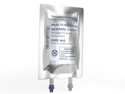 training IV bag 3D model