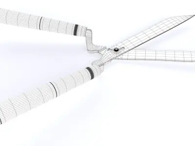 Garden Shears Low-poly 3D model