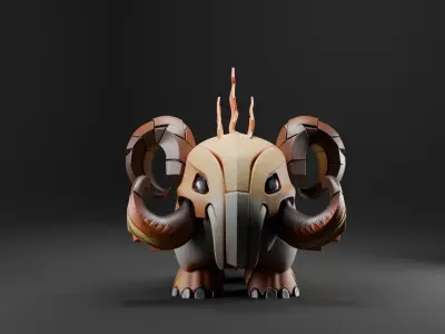 Flammoth 3D print model